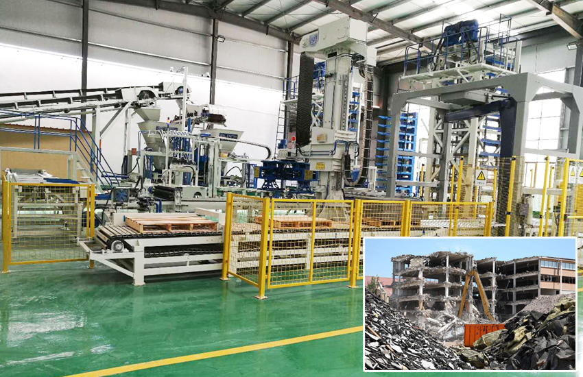混凝土砌塊成型機(jī):建筑垃圾資源化利用需面面俱到